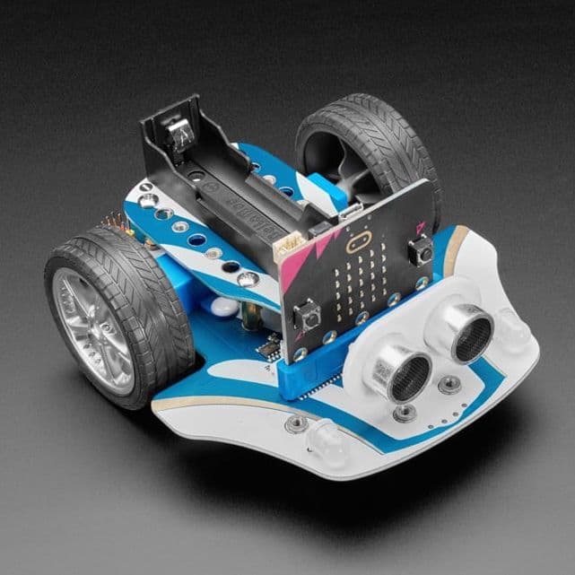 ELECFREAKS Smart Cutebot Pro robot car on a dark background showing the aerodynamic design