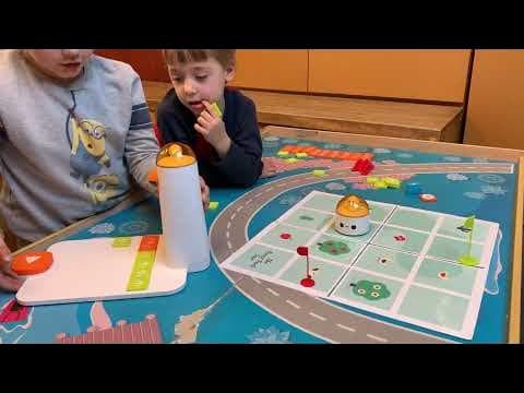 Brothers coding together screen-free