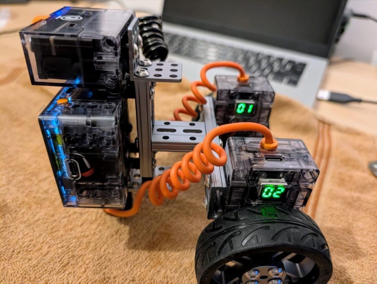 Nous AI robot on desk