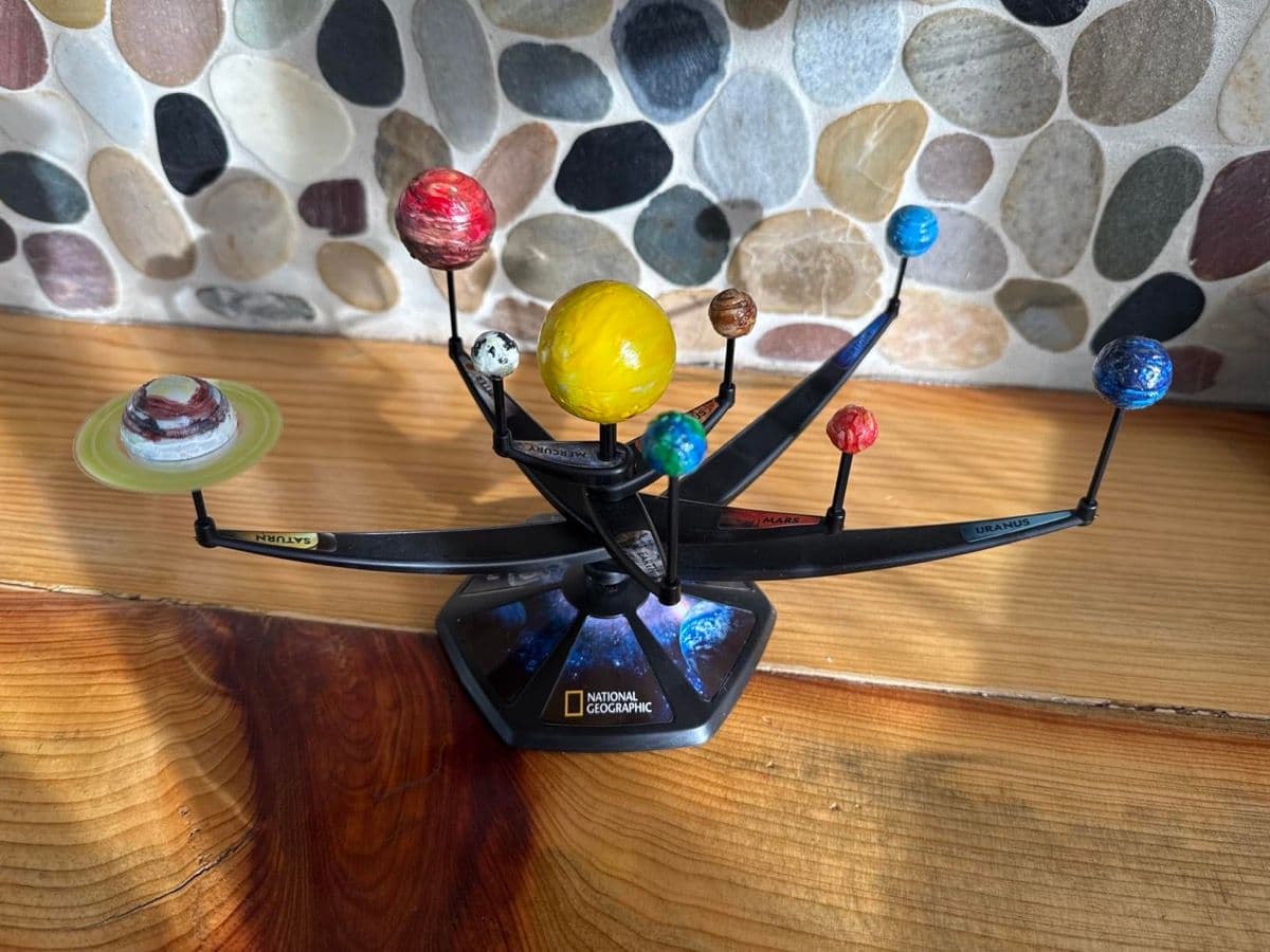 Complete solar system model on full display